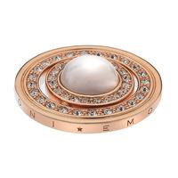 Hot Diamonds Emozioni Rose Gold Plated Sea And Clouds 33mm Coin EC238