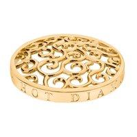 Hot Diamonds Emozioni Gold Plated Winding Paths 33mm Coin EC158