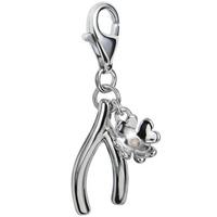 hot diamonds wishbone charm dt005