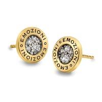 Hot Diamonds Emozioni Gold Plated Pianeta Crystal Studs DE404