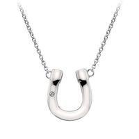 Hot Diamonds Silver Diamond Lucky Necklace DN111