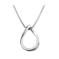 Hot Diamonds Simply Sparkle Silver Diamond Teardrop Pendant DP461