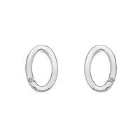 Hot Diamonds Orbit Silver Diamond Studs DE415