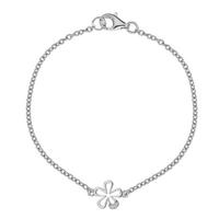 Hot Diamonds Silver Diamond Petals Open Flower Bracelet DL244