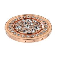 Hot Diamonds Emozioni Rose Gold Plated Water And Air 25mm Coin EC242
