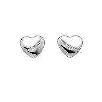 Hot Diamonds Shooting Stars Silver Diamond Heart Stud Earrings DE322