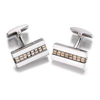 Hoxton London Silver Pyramid Cufflinks