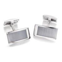 hoxton london silver and grey cufflinks