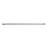 hoxton london silver open square link bracelet