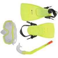 Hot Tuna Childrens Snorkel Fin and Mask Set