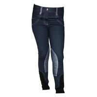 horseware knitted denim breeches