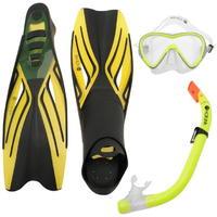 Hot Tuna Mask Snorkle Fin Set Juniors