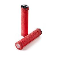 hope sl lock on handlebar grips red