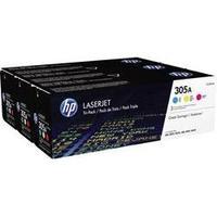 hp toner cartridge combo pack 305a cf370am original cyan magenta yello ...