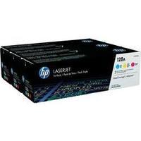 HP Toner cartridge combo pack 128A CF371AM Original Cyan, Magenta, Yellow 1300 pages