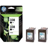 hp ink 338 338 original pack of 2 black cb331ee