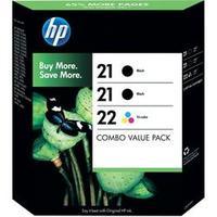 HP Ink 21 + 21 + 22 W Original Set Black, Cyan, Magenta, Yellow SD400AE
