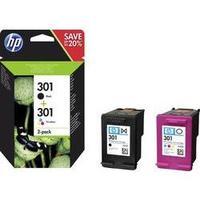 HP Ink HP 301 Combo 2-Pack Original Set Black, Cyan, Magenta, Yellow N9J72AE