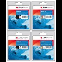HP 350XL / 351XL Premium Black and Colour Ink Cartridge 4 Pack by AGFA
