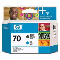 HP 70 Matt Black and Cyan Replac...