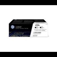 HP 410X (CF410XD) Original High Capacity Black Toner Cartridge Twinpack