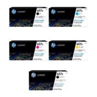 HP 657X (CF470X/71X/72X/73X) Original High Capacity Black & Colour Toner Cartridge 5 Pack *£100 Cashback*