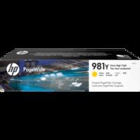 hp 981y l0r15a original extra high capacity page wide yellow ink cartr ...