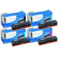 HP 125A ( CB540A / CB541A / CB542A / CB543A ) KMP Premium Compatible Black and Colour Toner Cartridge Pack