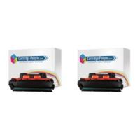 hp 64x cc364x compatible high yield black toner cartridge twinpack