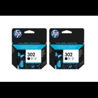 HP 302 ( F6U66AE ) Original Black Ink Cartridge Twinpack
