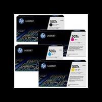 hp 507a ce400 ce401 ce402 ce403 original black and colour toner pack 5 ...