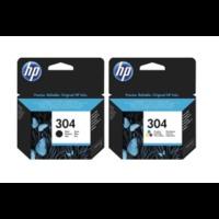 hp 304 n9k06ae n9k05ae original black and colour ink cartridge multipa ...