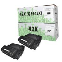 HP 42X ( Q5942X ) Compatible High Yield Black Toner Cartridge Twinpack