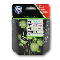 HP 950XL / 951XL ( C2P43AE ) Original High Capacity 4 Ink Cartridge Pack