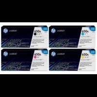 hp 650a ce270 ce271 ce273 ce272 original black and colour toner cartri ...