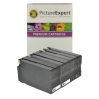 HP 950XL / 951XL Compatible Black and Colour Ink Cartridge 5 Pack