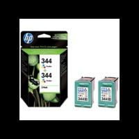 HP 344 ( C9505ee ) Original Maximum Capacity Colour Ink Cartridges x2