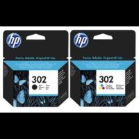 HP 302 Original Black and Colour Ink Cartridge Pack