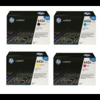 hp 643a q5950 q5951 q5953 q5952 original black and colour toner cartri ...