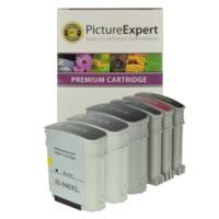 HP 940XL Compatible Black and Colour Ink Cartridge 6 Pack