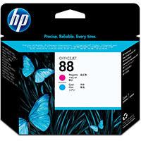 HP 88 ( C9382A ) Magenta and Cyan Original Printhead