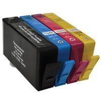 HP 364XL Compatible Black and Colour Ink Cartridge 4 Pack