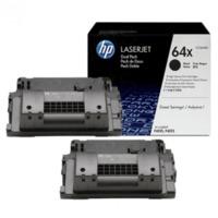 hp 64x cc364xd original high yield black toner cartridge twinpack