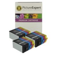 HP 920xl ( CD972 / CD973 / CD974 / CD975 ) Compatible Black and Colour 12 Ink Cartridge Pack