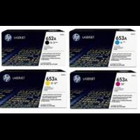 hp 652a653a cf320a21a22a23a original black and colour toner cartridge  ...