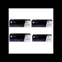 hp 128a ce320 ce321 ce323 ce322 original black and colour toner cartri ...