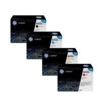 hp 642a cb400 cb401 cb403 cb402 original black and colour toner cartri ...