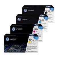 HP 124A (Q6000 / Q6001 / Q6003 / Q6002) Original Black and Colour Toner Cartridge Pack *£50 Cashback*