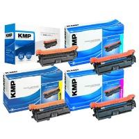 HP 504A ( CE250 / CE251 / CE253 / CE252 ) KMP Premium Compatible Black and Colour Toner Cartridge Pack