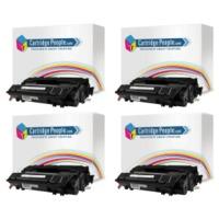 HP 55X ( CE255X ) Compatible High Yield Black Toner Cartridge Quadpack